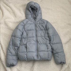 Puffy jacket for cold weather